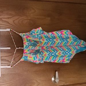 Girls plus size swimsuit. One piece suit